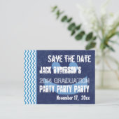 Abschluss Save the Date jedes Jahr moderner V10P Ankündigungspostkarte (Stehend Vorderseite)