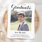 Abschluss Save the Date Modernes Foto