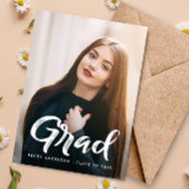 Abschluss Save the Date Postkarte