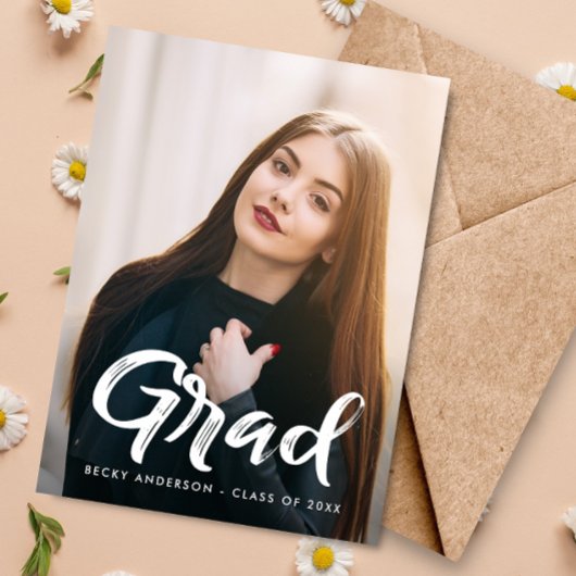 Abschluss Save the Date Postkarte