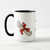 Abschluss-Schaffell-Tasse fertigen Jahr besonders Tasse (Links)