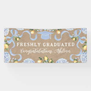 Abschluss-Schild Kraft Farbe Frisch Graduiert Banner