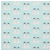Abschluss-Schneemänner Stoff (Muster)