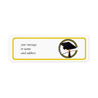 Abschluss School Colors Gold und Black