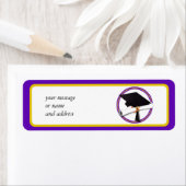 Abschluss School Colors Lila und Gold (Insitu)