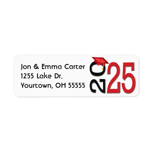 Abschluss Schwarz-Rot-Schulfarben 2025 (Vorne)