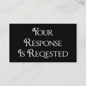 Abschluss Schwarz-weiß UAWG QR-Antwortkarte Begleitkarte (Rückseite)