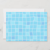 Abschluss-Schwimmparty Einladung (Rückseite)