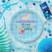 Abschluss-Schwimmparty Pappteller (Party)