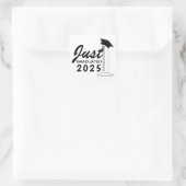 Abschluss Science Graduated Zylinder Hat Year Quadratischer Aufkleber (Tasche)