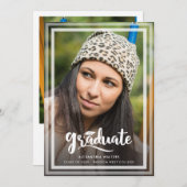 Abschluss Script 2 Fotos Grad 2025 Ankündigung (Vorne/Hinten)