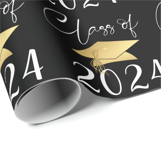 Abschluss Script Class Jahr benutzerdefinierte Far Geschenkpapier (Rolleneckpunkt)