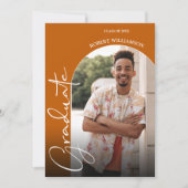 Abschluss Script-Foto Einladung (Vorderseite)