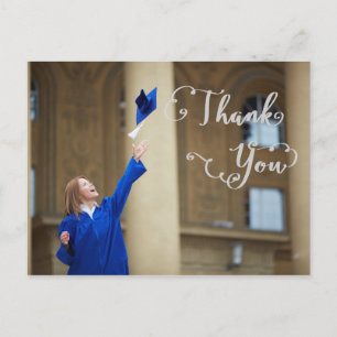 Abschluss Script - Vielen Dank, Postcard Postkarte