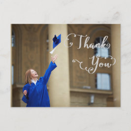 Abschluss Script - Vielen Dank, Postcard Postkarte