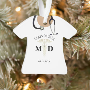 Abschluss Scrub Top Personalisiert Ornament