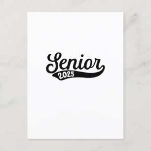 Abschluss Senior 2025 letzter Schultag Postkarte