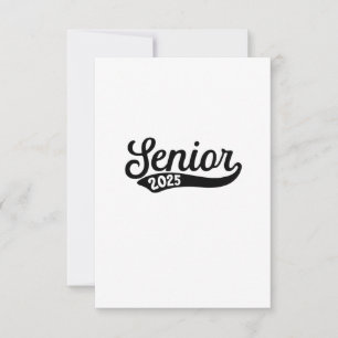 Abschluss Senior 2025 letzter Schultag Save The Date