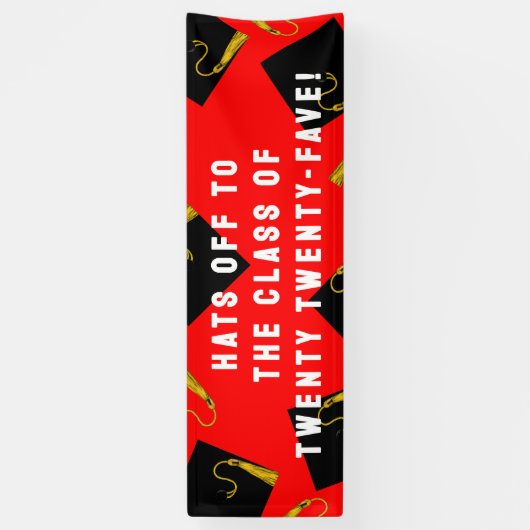 Abschluss Senior Class 2025 Banner (Vertikal)