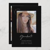 Abschluss Senior Class Foto Announccard Save The Date (Vorne/Hinten)