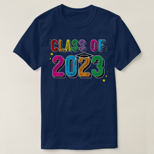 Abschluss Senior Class of 2023 T-Shirt (Design vorne)