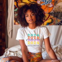 Abschluss Senior Class Trendy Custom Grad Name