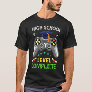 Abschluss Senior Gamer High School Gaming Kontroll T-Shirt