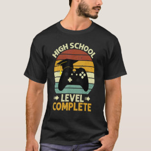 Abschluss Senior Gamer High School Grad 2 T-Shirt