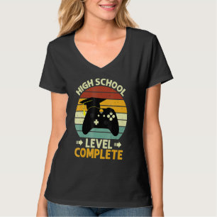 Abschluss Senior Gamer High School Grad T-Shirt
