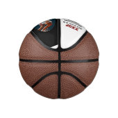 Abschluss Senior Night Custom Foto & Name Mini Basketball (Rechts)