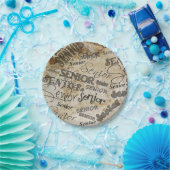 Abschluss Seniors Pappteller (Party)