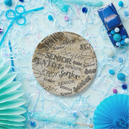 Abschluss Seniors Pappteller (Party)