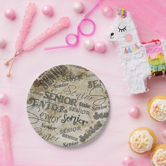 Abschluss Seniors Pappteller (Party)