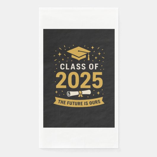 Abschluss-Serviette Serviette (Vorderseite)