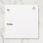 Abschluss Shih Tzu Dogs Geschenkanhänger (Rückseite)