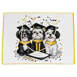 Abschluss Shih Tzu Dogs Große Geschenktüte