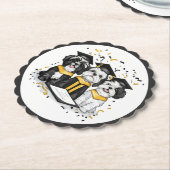 Abschluss Shih Tzu Dogs Untersetzer (angewinkelt)