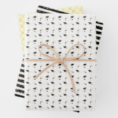 Abschluss Shine Trio 3 Geschenkpapier Set (Beispiel)