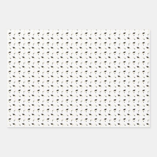 Abschluss Shine Trio 3 Geschenkpapier Set (Vorderseite)