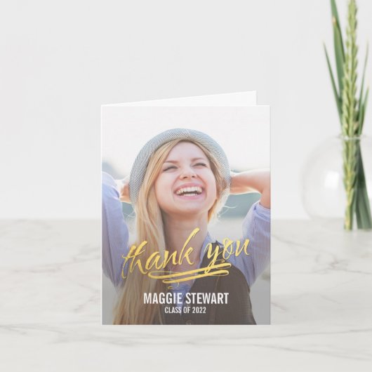 Abschluss "Shinmoment" dank Karte (Vorderseite)