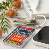 Abschluss - Siehe Zurück - Schlüsselanhänger (Vorderseite rechts)