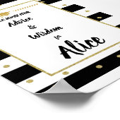 Abschluss signiert Rat und Weisheit Poster (Ecke)