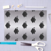 Abschluss-silbernes Seidenpapier (Handwerk)