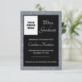 Abschluss Silver Sparkle Black Ankündigung (Stehend Vorderseite)