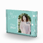 Abschluss Simple Foliage Foto Aqua (Rechts)