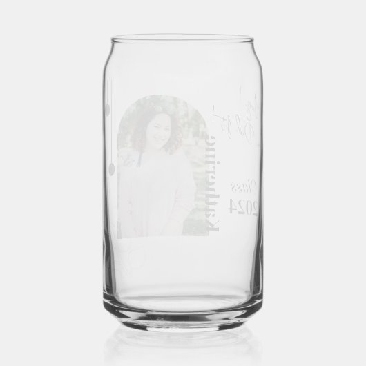 Abschluss Simple Foliage Foto Aqua Dosenglas (Rückseite)