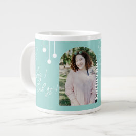 Abschluss Simple Foliage Foto Aqua Jumbo-Tasse