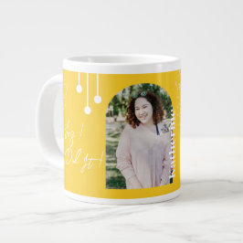 Abschluss Simple Foliage Foto Mustard Jumbo-Tasse