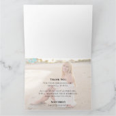 Abschluss Simple Vielen Dank Minimalistischen drei Karte (Innenseite)