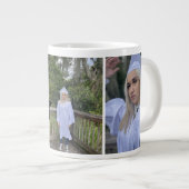 Abschluss-Skript-Foto-Cap-Collage Jumbo-Tasse (Vorderseite Rechts)